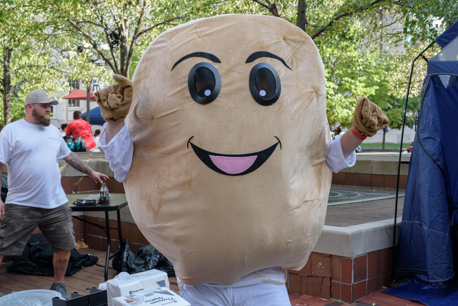 The first Potatoes N’ Such: Dayton Potato Festival was held at Courthouse Square in downtown Dayton last year. TOM GILLIAM / CONTRIBUTING PHOTOGRAPHER