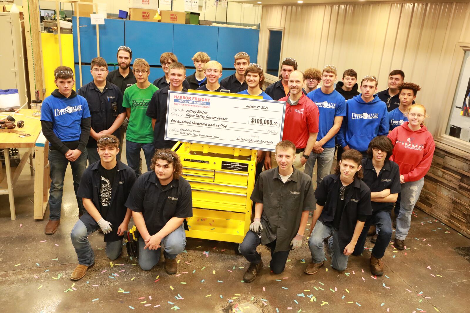 Jeff Bertke, electrical trades teacher at Upper Valley Career Center in Piqua, was one of three national winners of Harbor Freight's $100,000 prize for excellence in teaching in 2021. Contributed photo from Trittschuh Photography