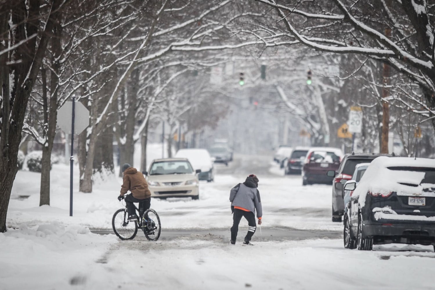 PHOTOS: Winter storm hits Miami Valley