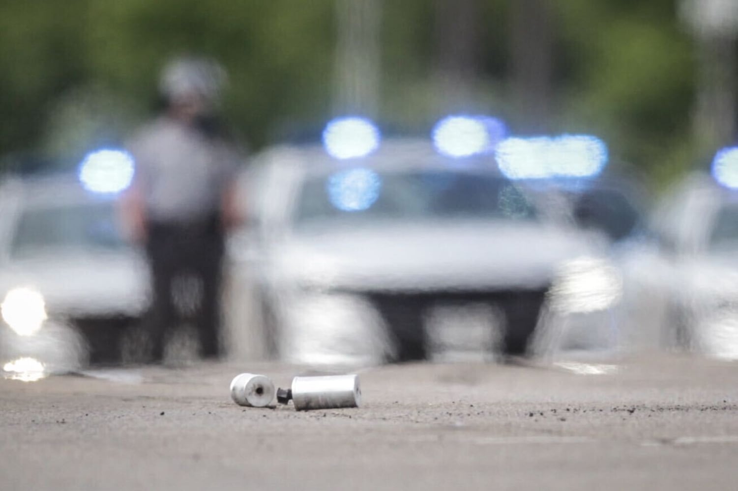 PHOTOS: Tear gas used during Beavercreek protest at busy intersection