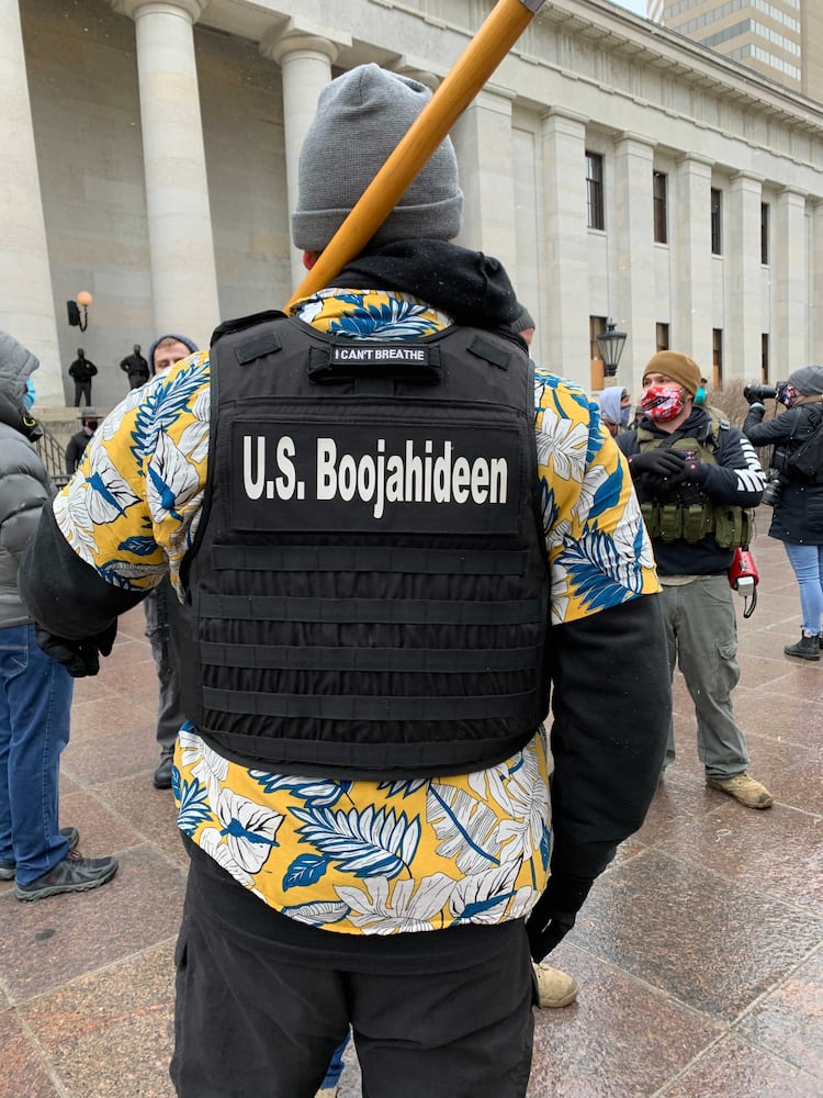 PHOTOS: Protestors gather outside the Ohio statehouse