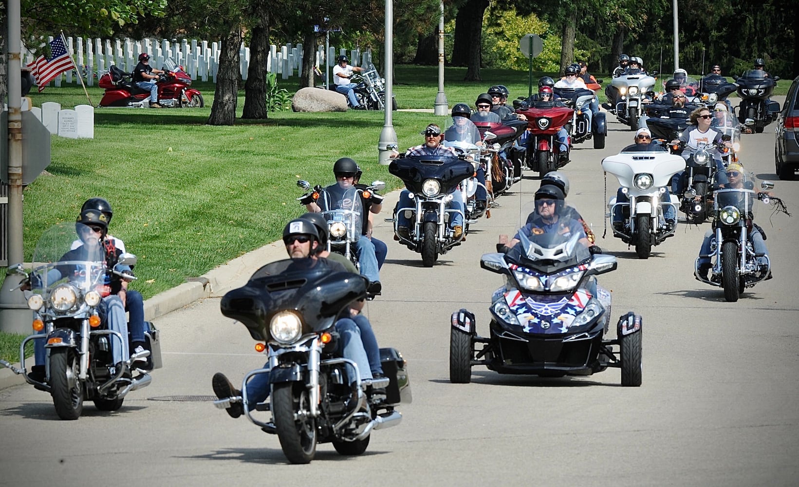 PHOTOS: Patriot Salute car show at the Dayton VA Medical Center