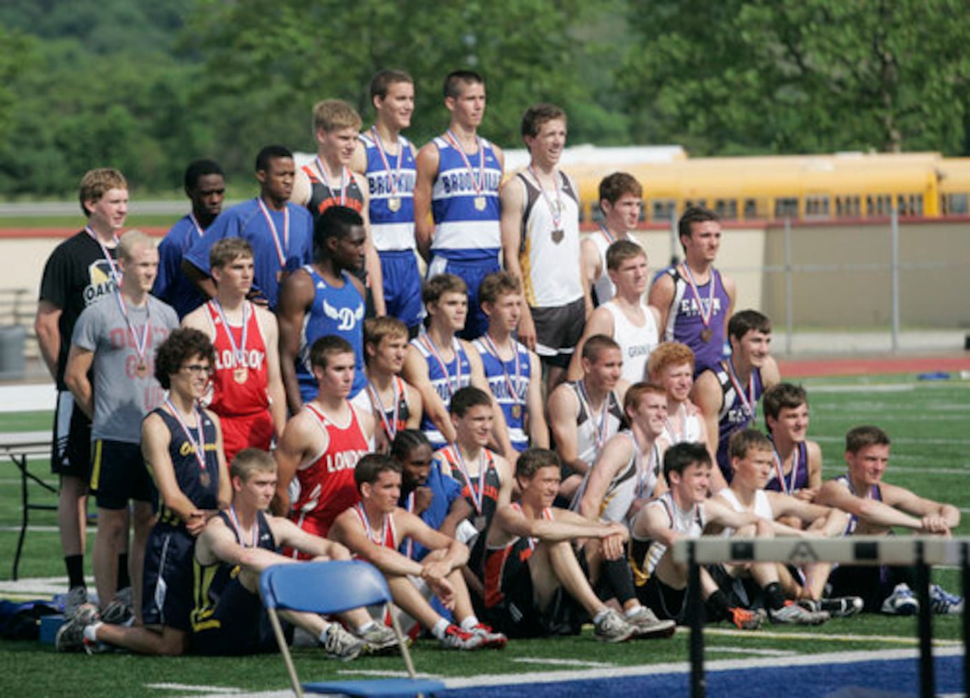 D-II track at Welcome Stadium