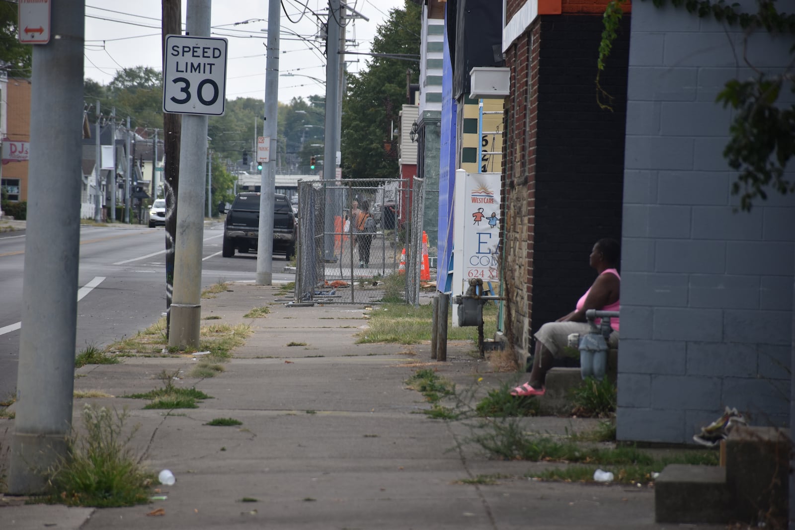 The city of Dayton plans sidewalk and curb improvements to Xenia Avenue in East Dayton. CORNELIUS FROLIK / STAFF