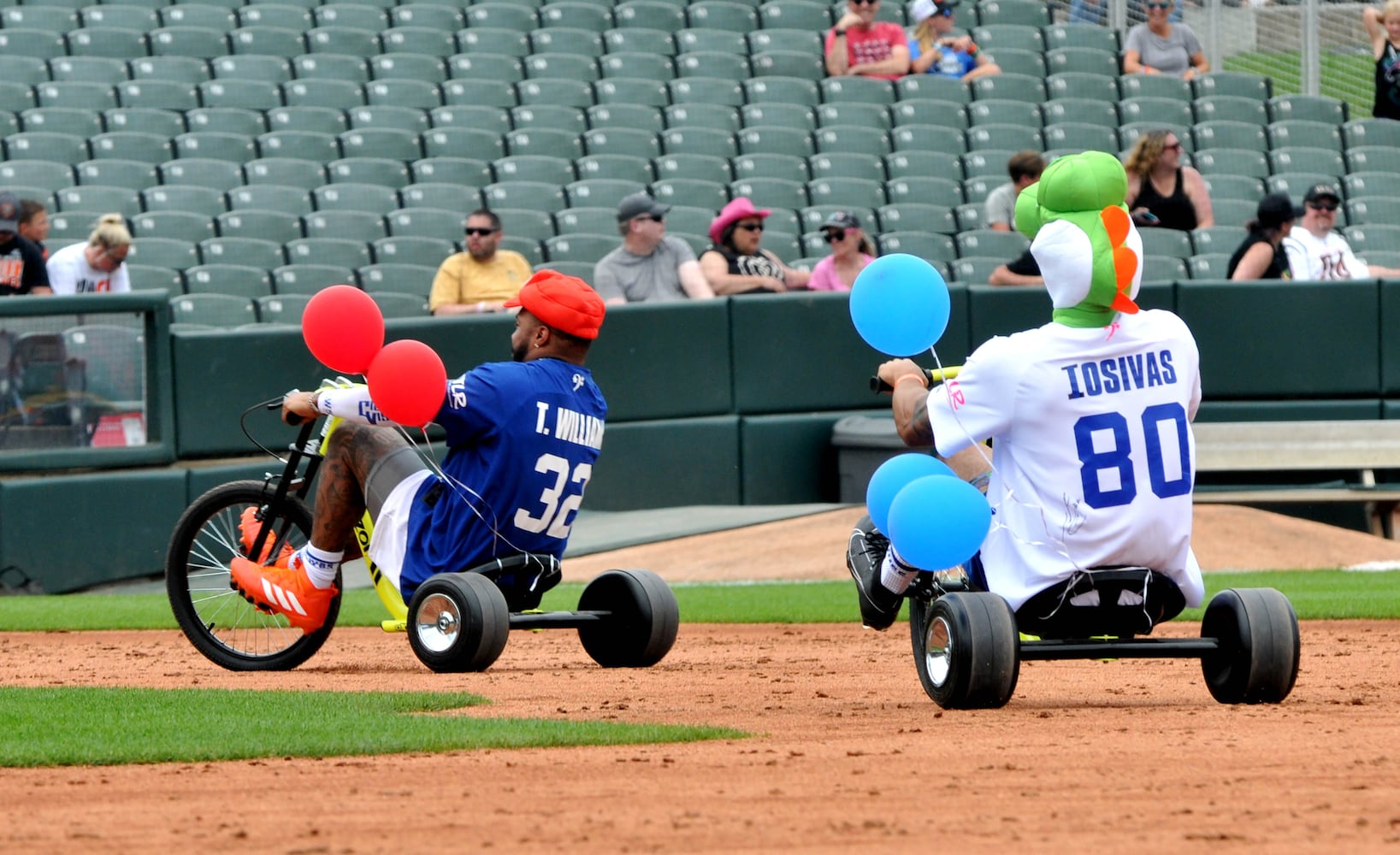 Bengals Play Celebrity Softball Game at Day Air Ballpark