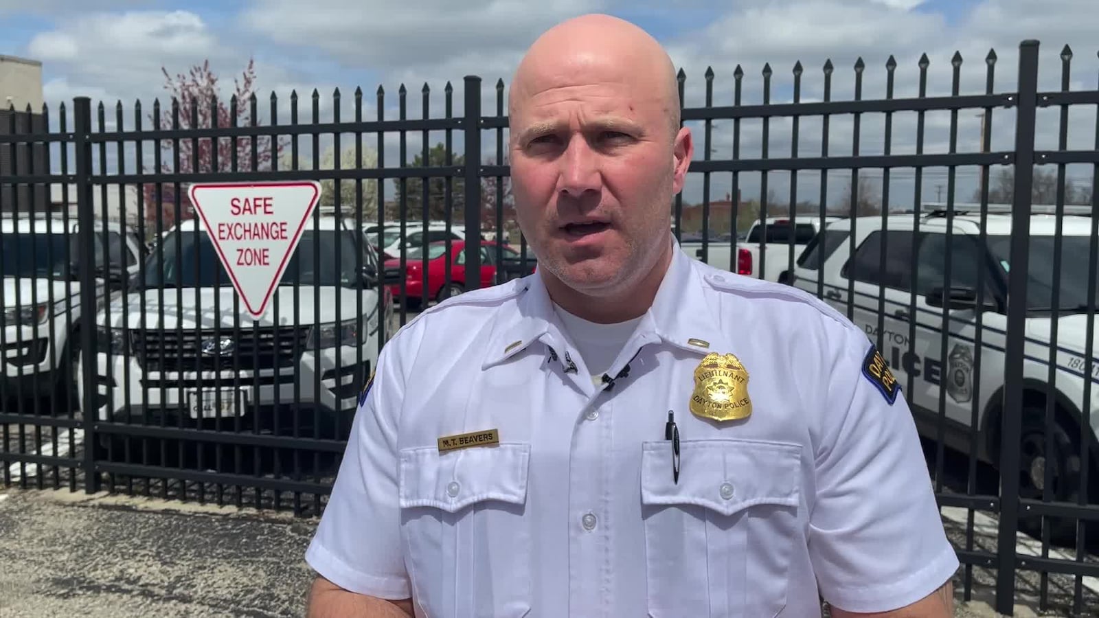 Dayton police Lt. Matt Beavers said there has been an uptick in robberies involving sellers and buyers using social media. The city has four safe exchange zones that are monitored 24 hours a day. JIM NOELKER / STAFF