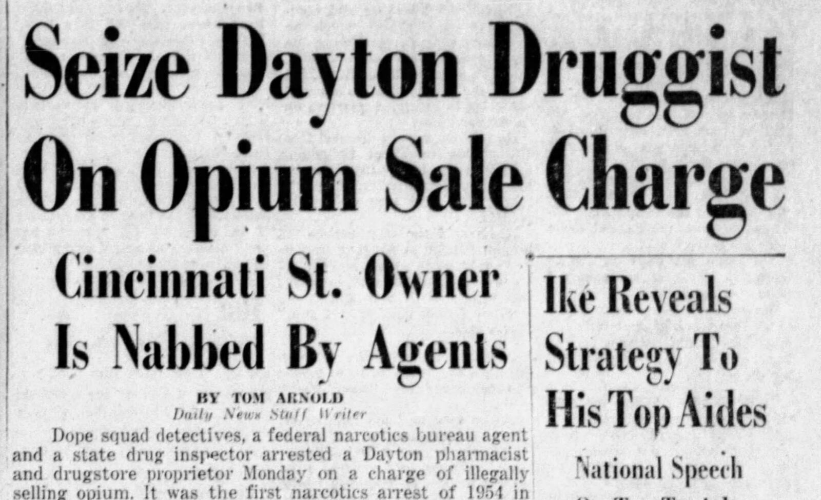 Dayton Daily News, Jan. 4, 1954. DAYTON DAILY NEWS ARCHIVES