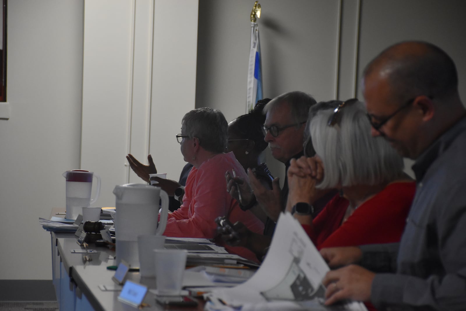 The Dayton Plan Board at their September 2024 meeting where they discussed a proposal for new housing in the Wright Dunbar neighborhood in West Dayton. CORNELIUS FROLIK / STAFF