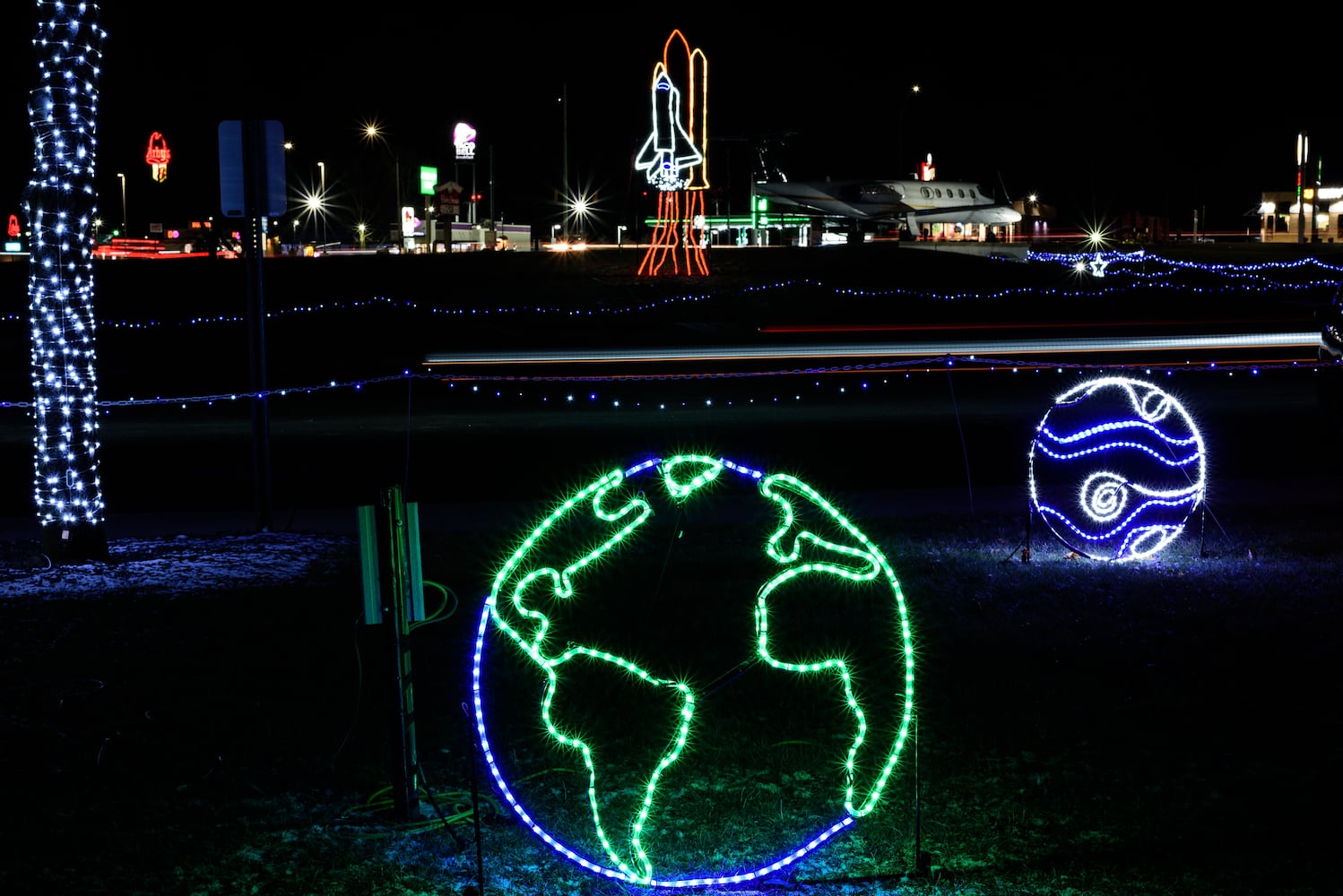 PHOTOS: Armstrong Air & Space Museum Holiday Lights 2024