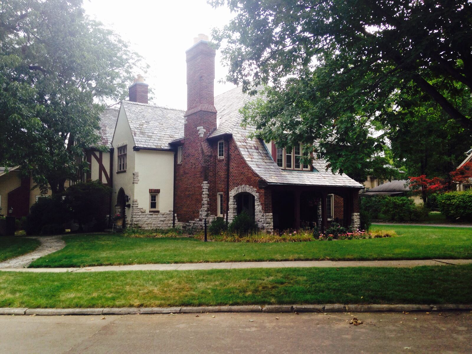 This 2014 photo is of a home on Otterbein Avenue, representative of the many grand old homes in Dayton View being rehabbed.  HANDOUT