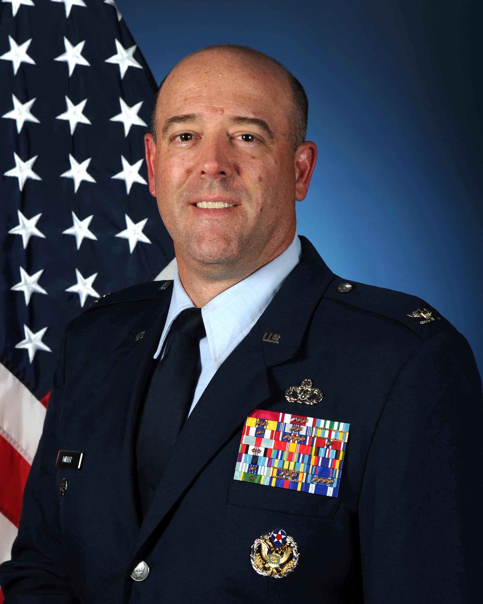 Col. Patrick Miller, incoming commander of the 88th Air Base Wing at Wright-Patterson Air Force Base.