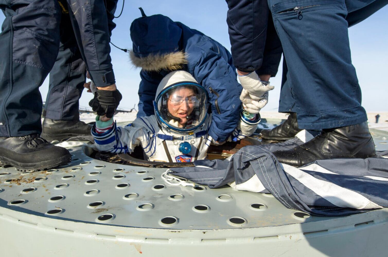 Photos: NASA astronaut Christina Koch returns to Earth