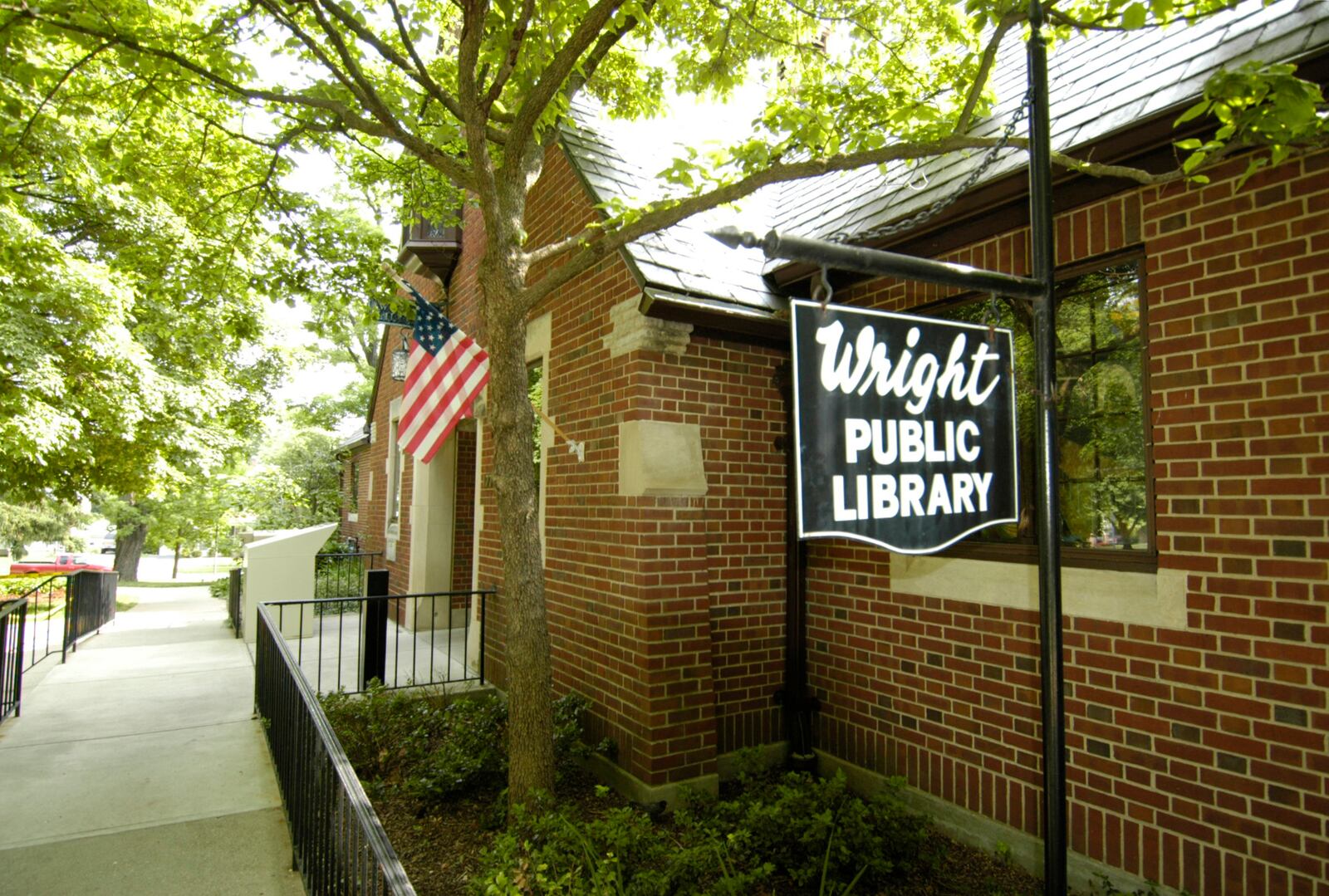 Wright Memorial Public Library in Oakwood. STAFF