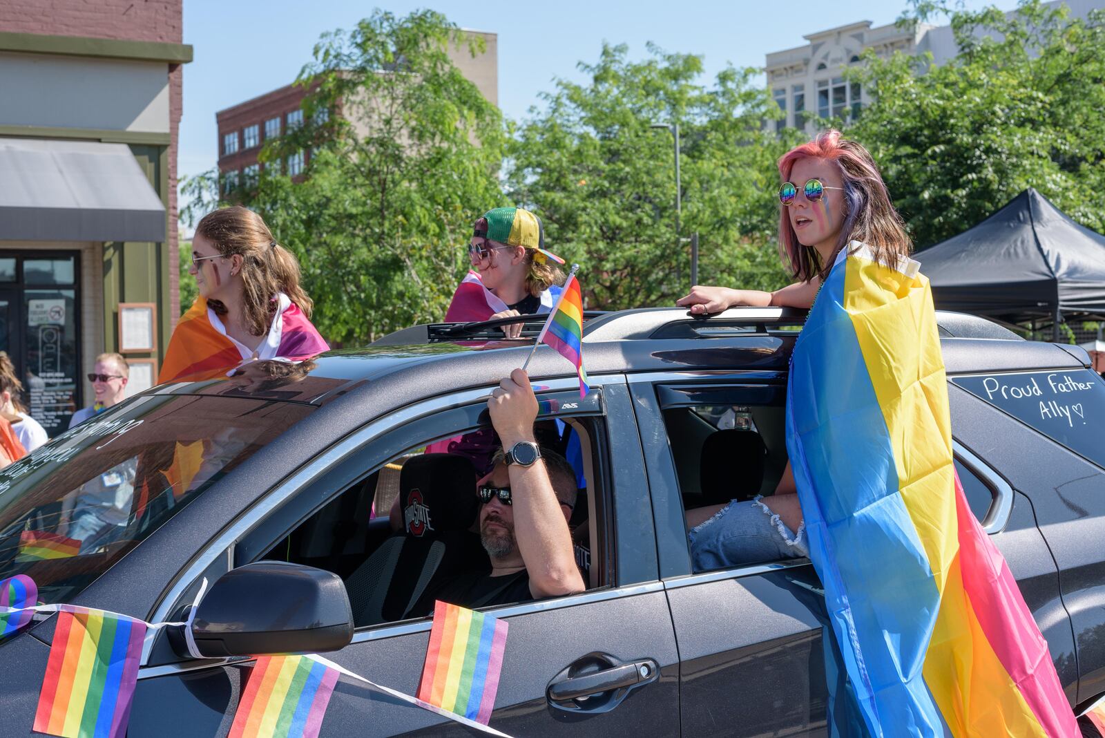 The Greater Dayton LGBT Center hosted the Dayton Pride Reverse Parade on E. 2nd St. and Festival at Courthouse Square in downtown Dayton on Saturday, June 5, 2021. Did we spot you there celebrating Pride? TOM GILLIAM/CONTRIBUTING PHOTOGRAPHER