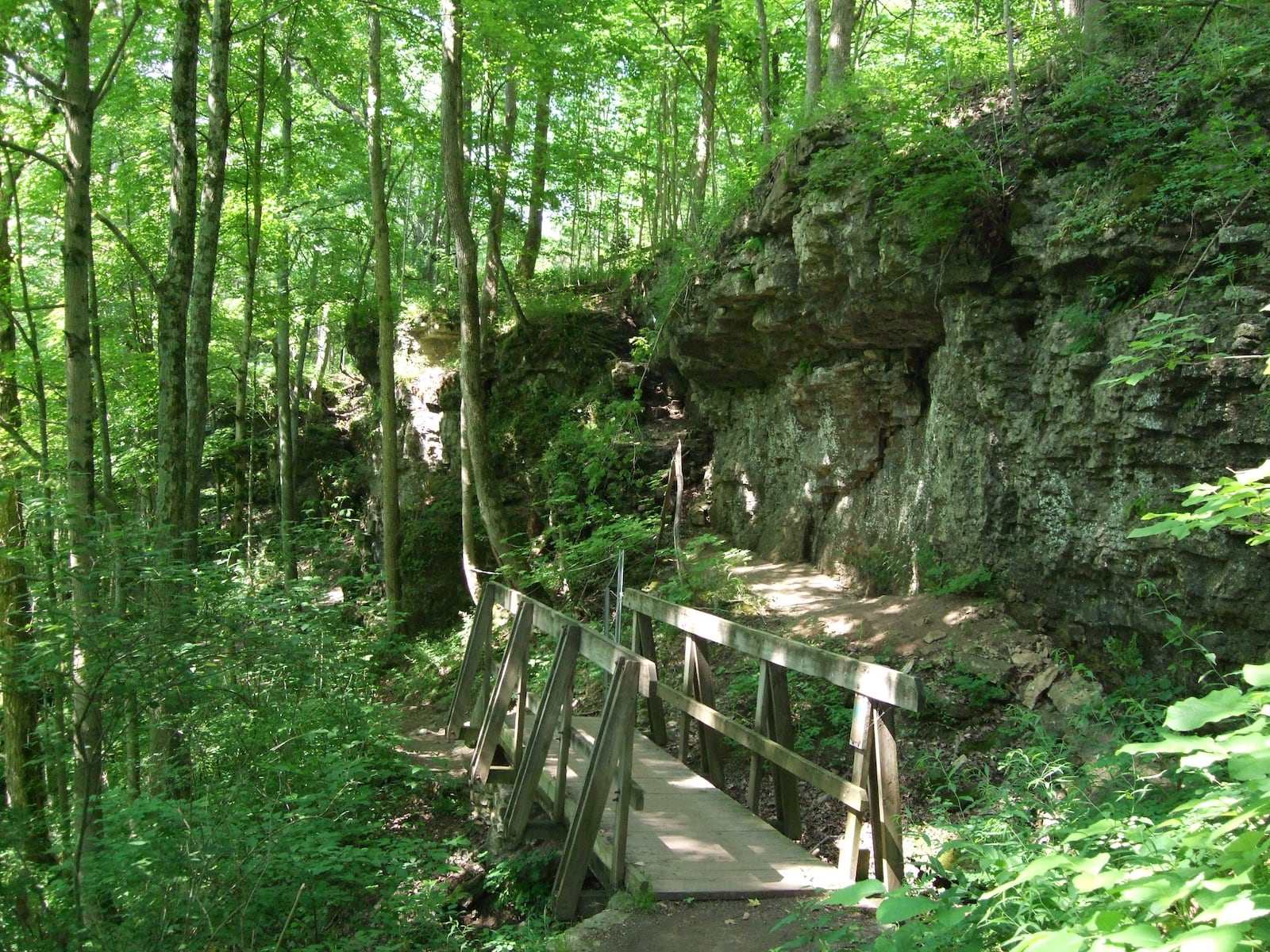 Clifton Gorge State Nature Preserve, located just east of John Bryan State Park, is a great hiking destination.