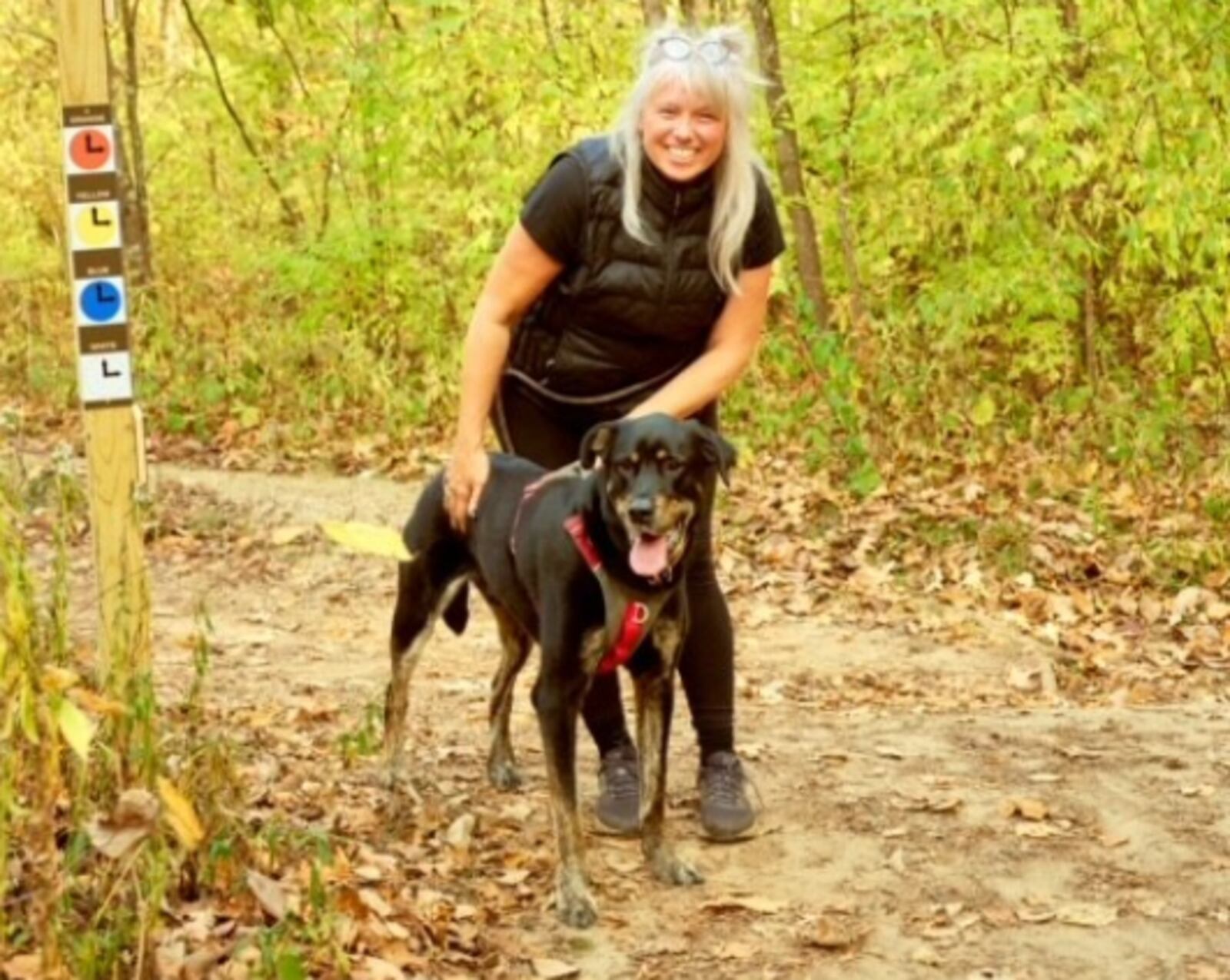 Dogs are allowed on most MetroParks trails, provided they’re on a leash and are controlled. CONTRIBUTED