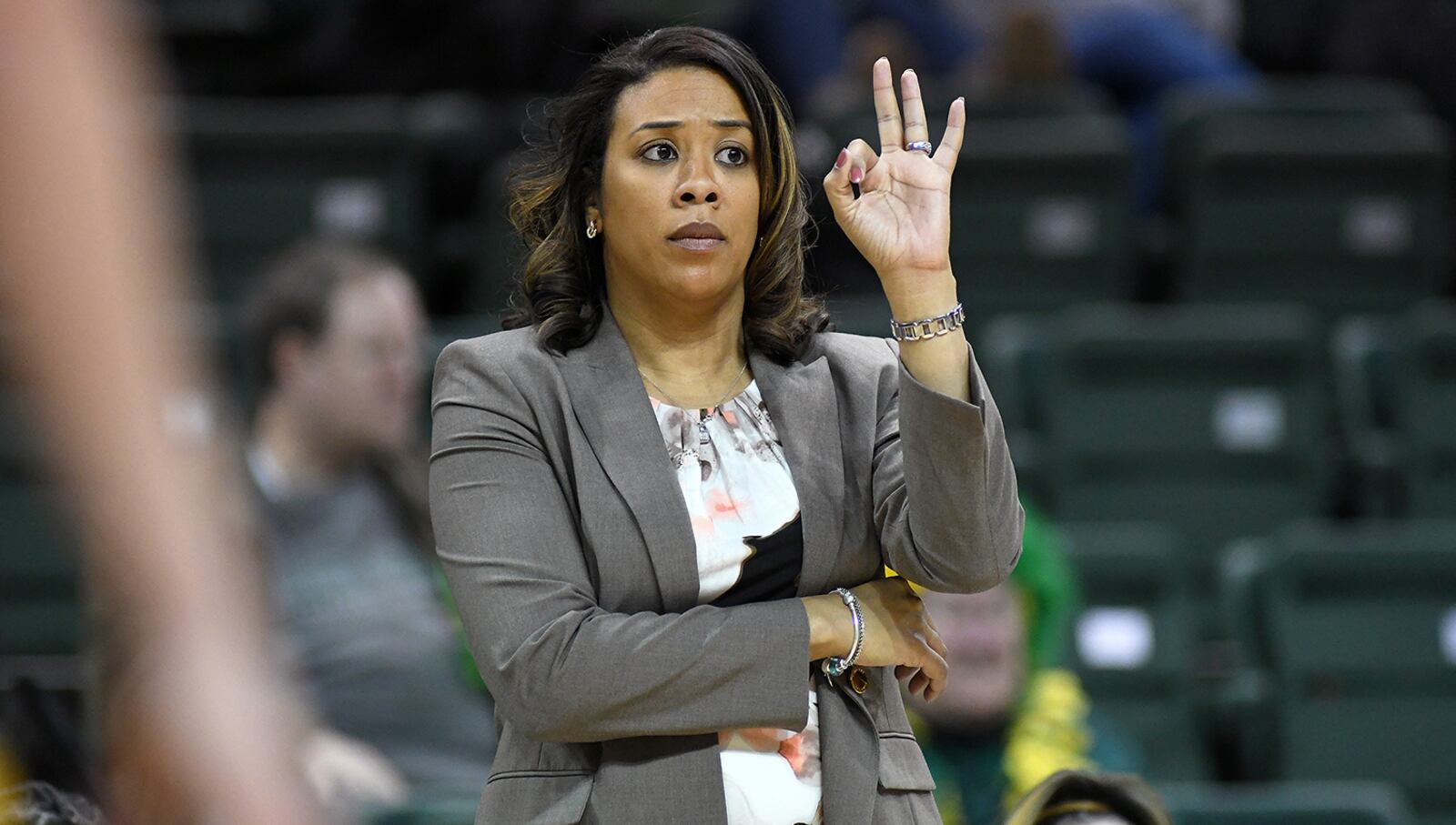 Wright State coach Katrina Merriweather. WSU Athletics photo