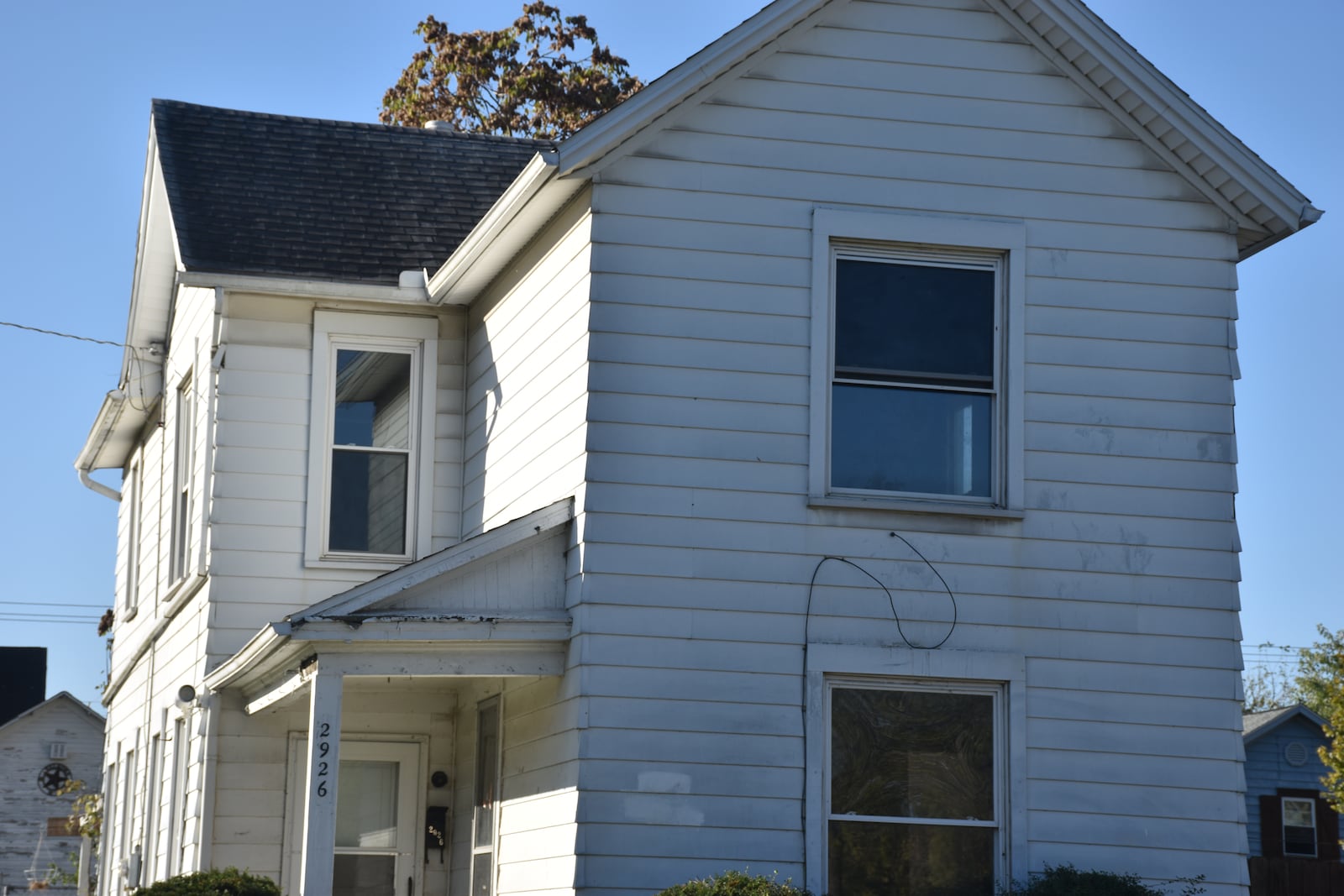 A home on East Fifth Street in East Dayton where 38-year-old Michelle Sanchez died of a drug overdose in September 2022. CORNELIUS FROLIK / STAFF