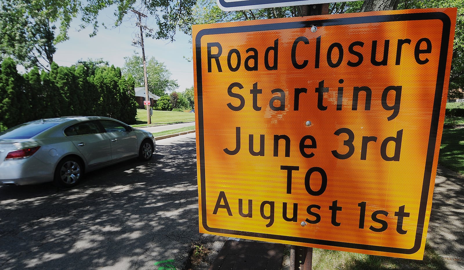 Road work will start Monday, June 3 on East David Road from Ackerman Boulevard to Far Hills Avenue. From June 3 to Aug. 1, the road work will require closure of the westbound lane while the eastbound lane will remain open to traffic from Ackerman to Sunray. Detour signs will be posted, and all through and local traffic will be required to access from the eastbound lane. MARSHALL GORBY\STAFF