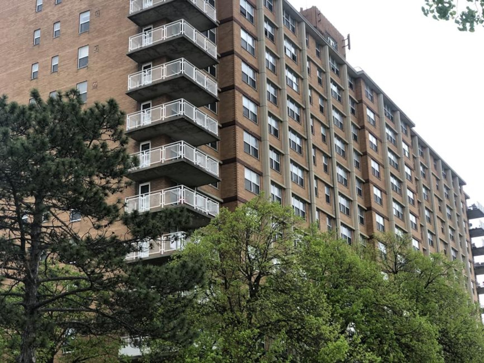 The View at Dayton Towers near the Oregon District has more than 200 apartments. CORNELIUS FROLIK / STAFF