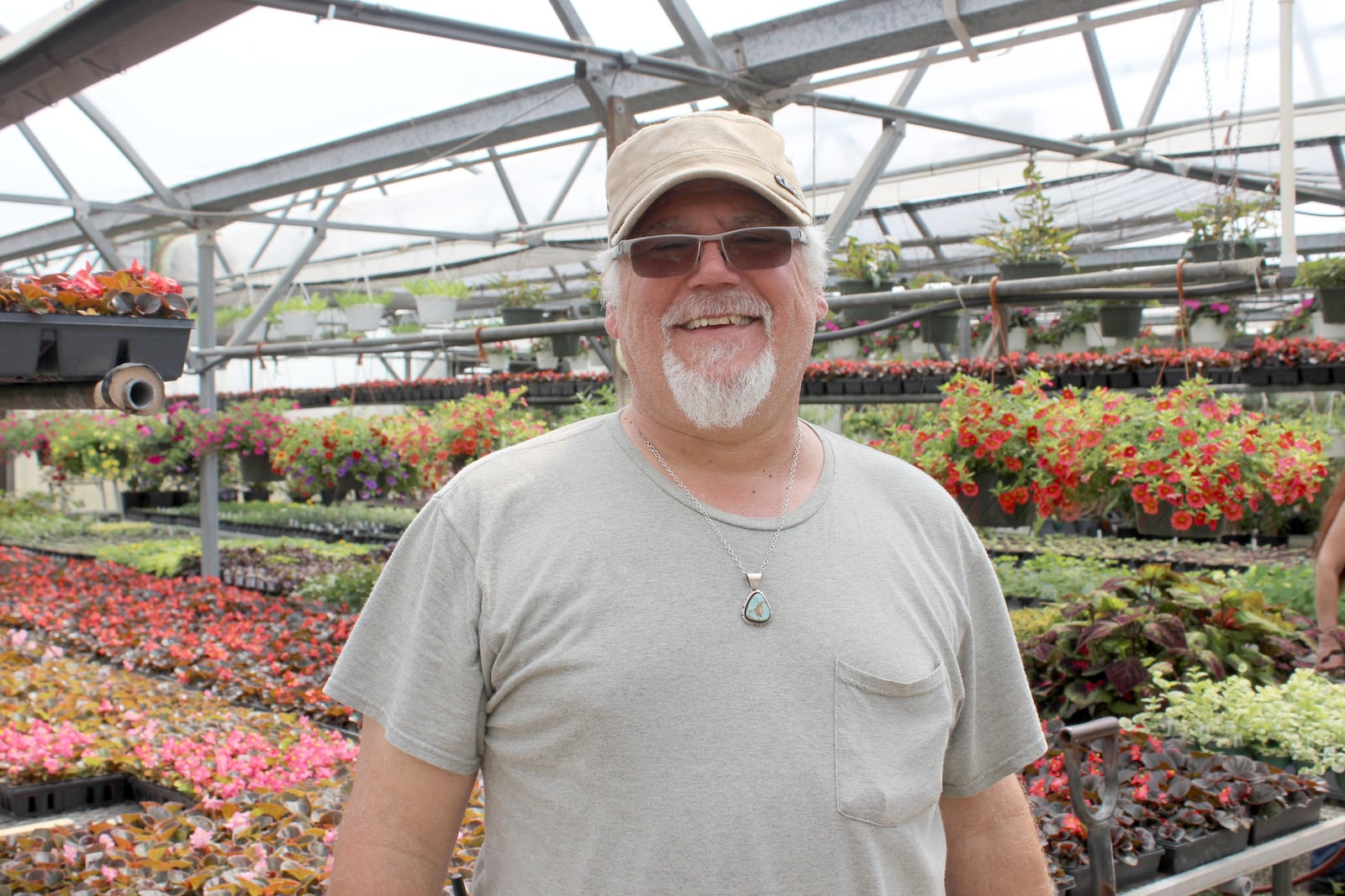 We take you inside of North Dayton Garden Center with  center co-owner Rick Kossoudji . Photo by Amelia Robinson