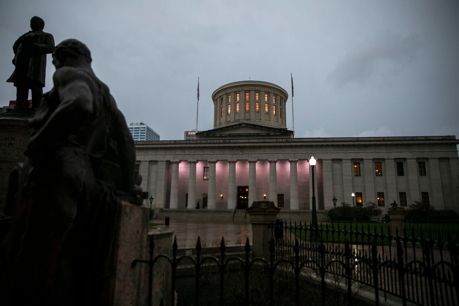 
                        FILE — The Ohio Statehouse in Columbus, on April 21, 2023. While we keep our eyes on Trump and his allies and enablers, it is also important not to lose sight of the fact that antidemocratic attitudes run deep within the Republican Party, Jamelle Bouie writes. (Maddie McGarvey/The New York Times)
                      