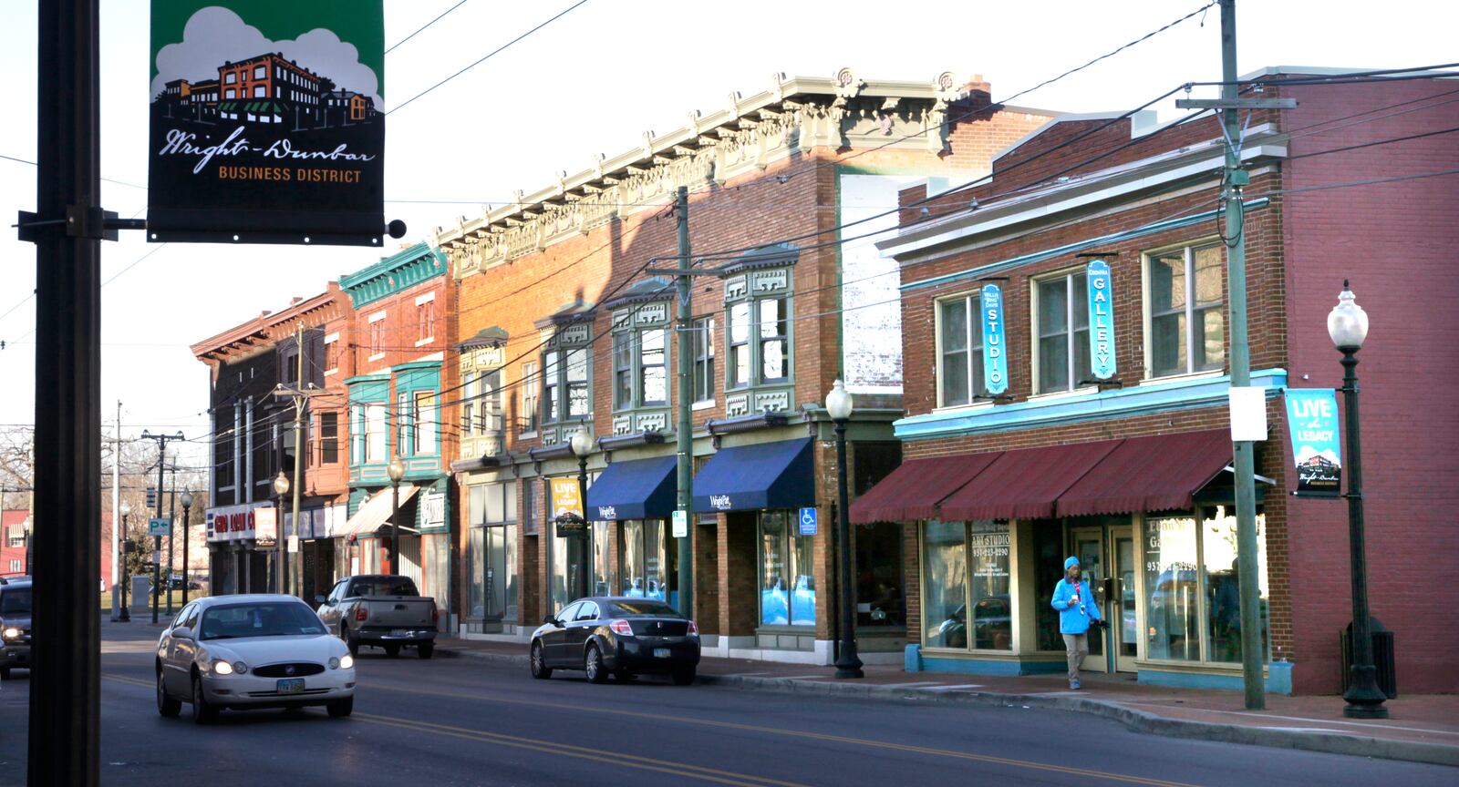 The West Third Street Historic District is featured on a new audio walking tour of Dayton's historic neighborhoods produced by Preservation Dayton. Visitors will learn about some of the architectural and historical features of the commercial area. STAFF PHOTO