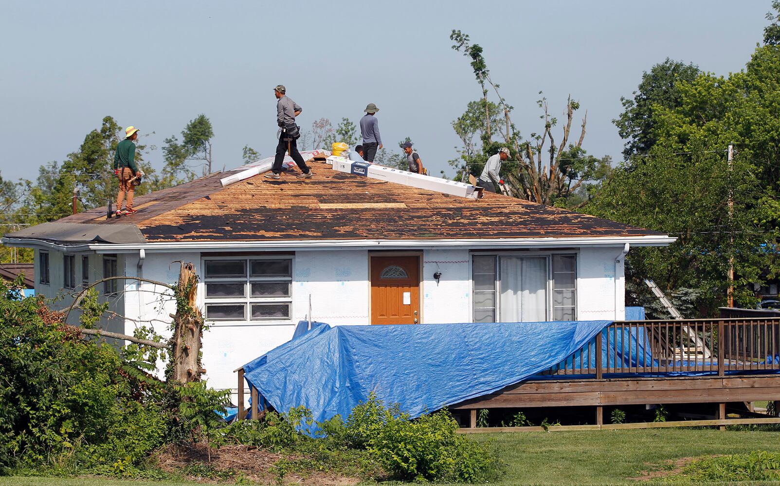 PHOTOS: Dayton, Beavercreek tornado recovery continues