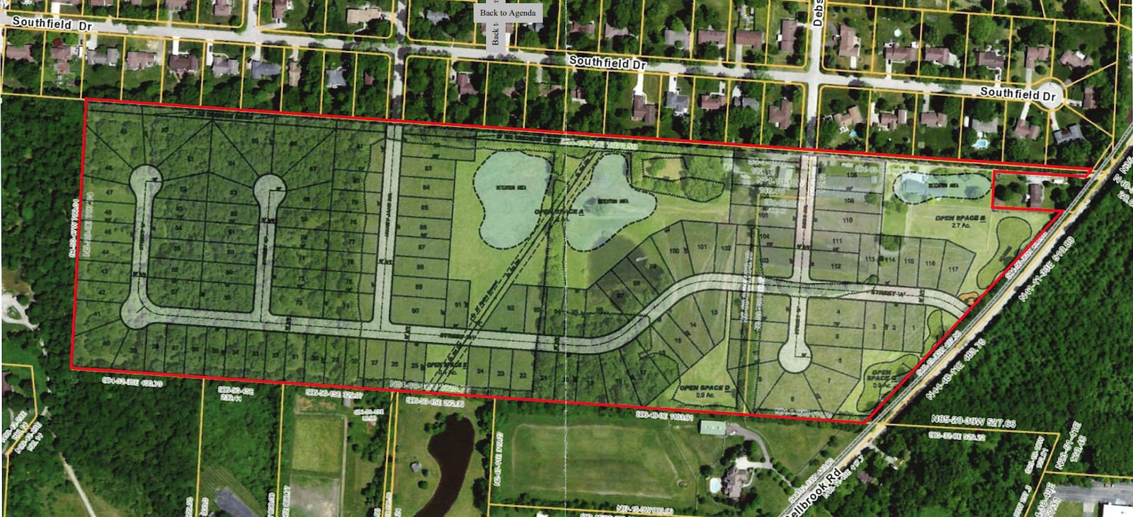 Oberer has put a request before the city of Beavercreek to rezone 50 acres to build more than 100 homes, according to the site plan.