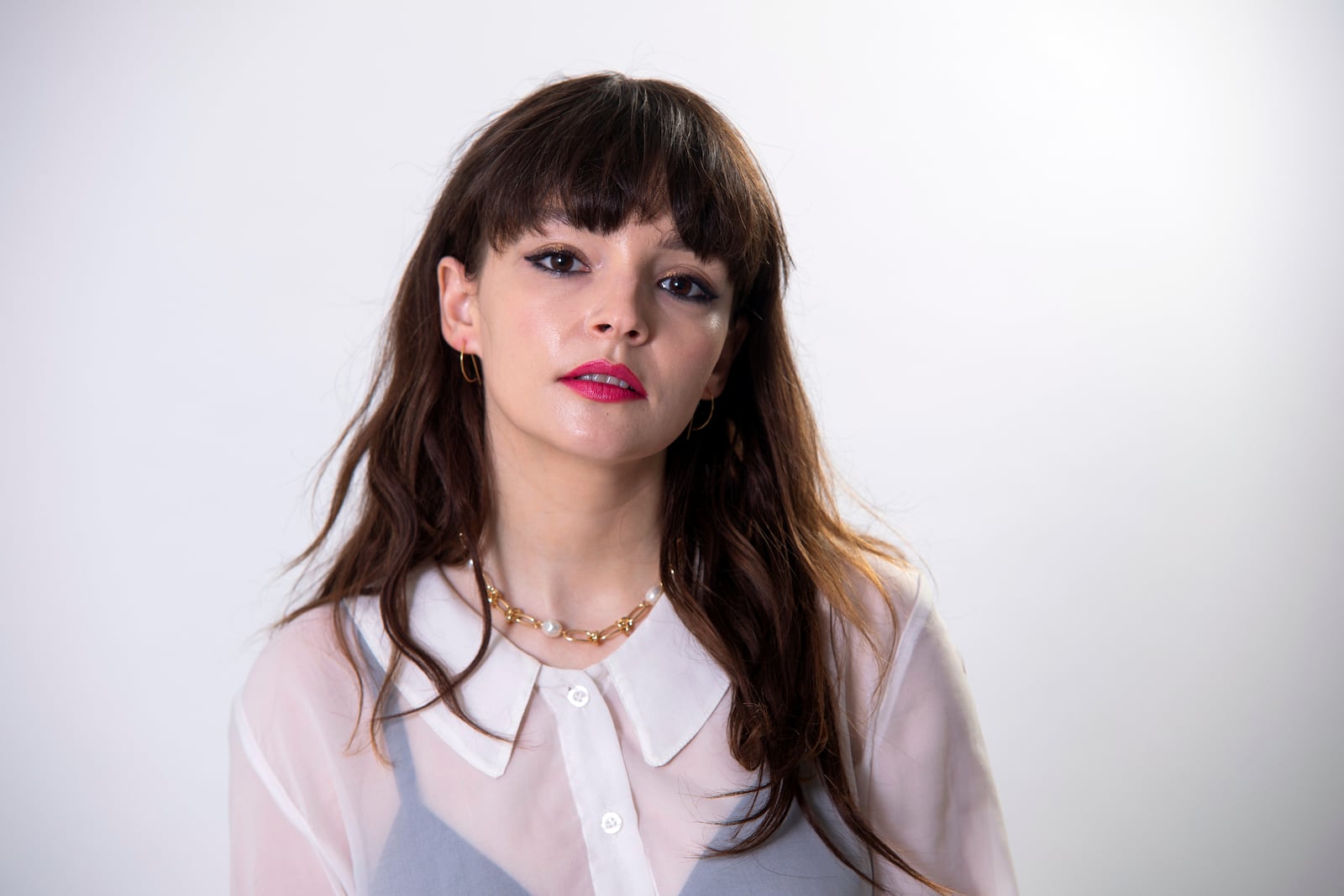 Lauren Mayberry poses for a portrait on Monday, Sept. 30, 2024, in New York. (Photo by Andy Kropa/Invision/AP)