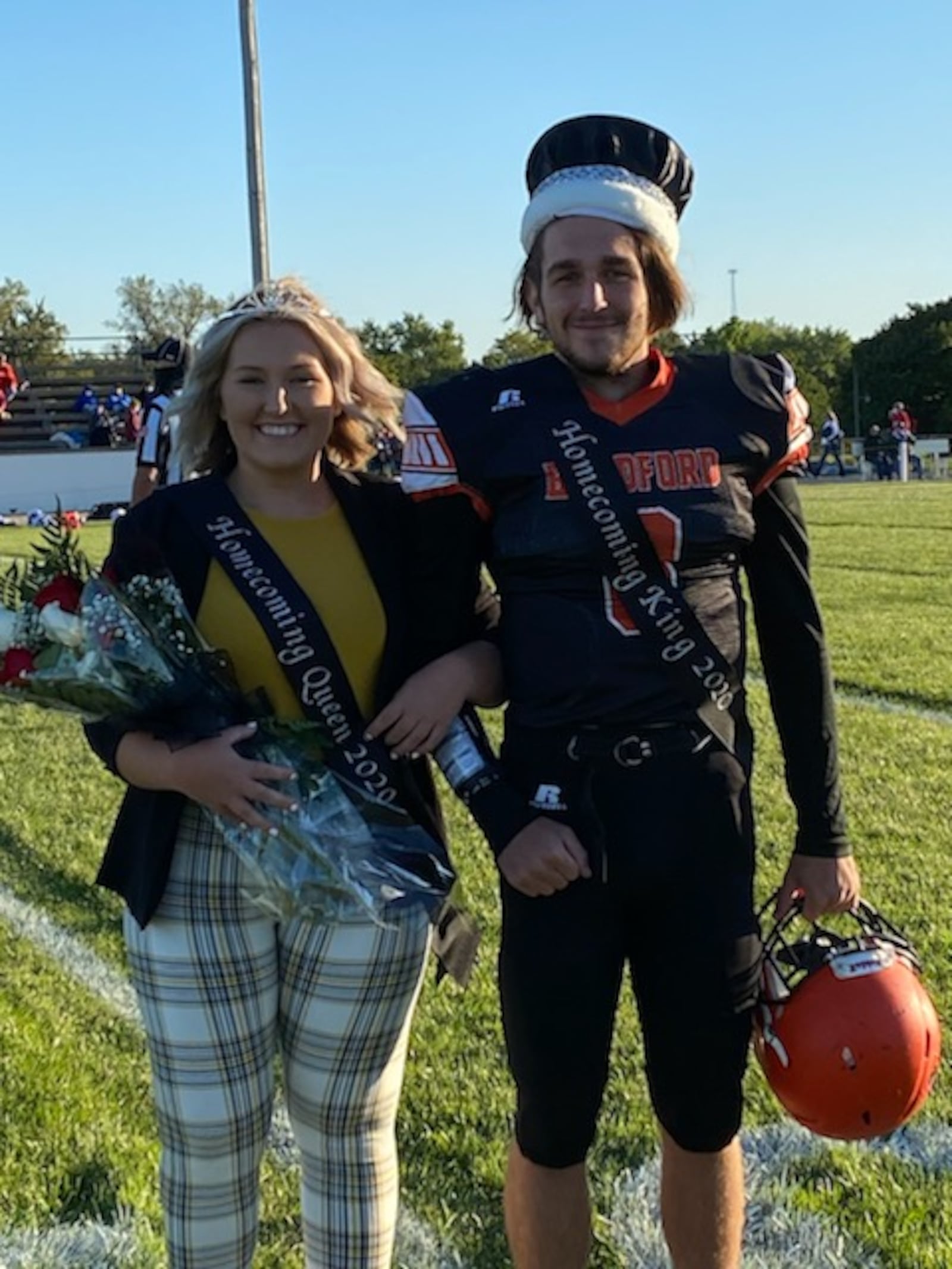 Bradford homecoming queen Maggie Manuel and Homecoming King Connor Jones. CONTRIBUTED