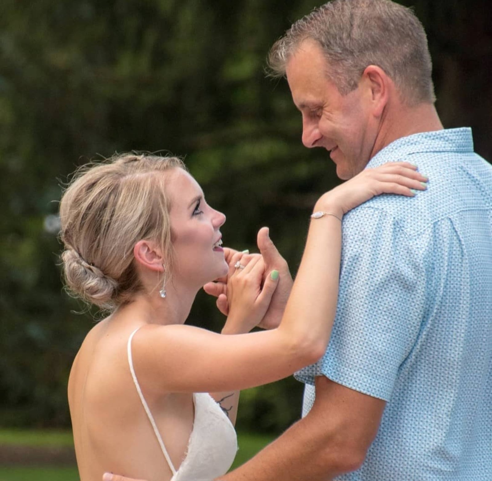 Pictured is Claire Mangan and her dad, Allan Adams (CONTRIBUTED PHOTO).