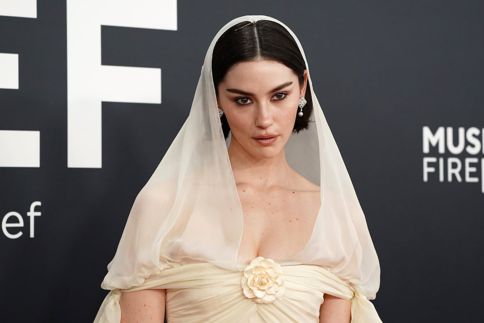 Gracie Abrams arrives at the 67th annual Grammy Awards on Sunday, Feb. 2, 2025, in Los Angeles. (Photo by Jordan Strauss/Invision/AP)