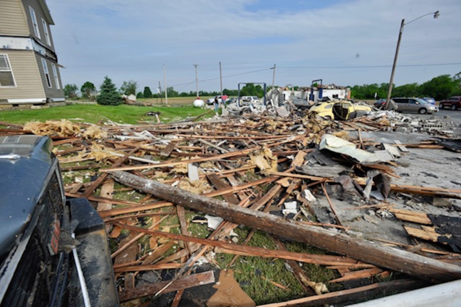 PHOTOS: Daylight reveals widespread damage from Monday storms