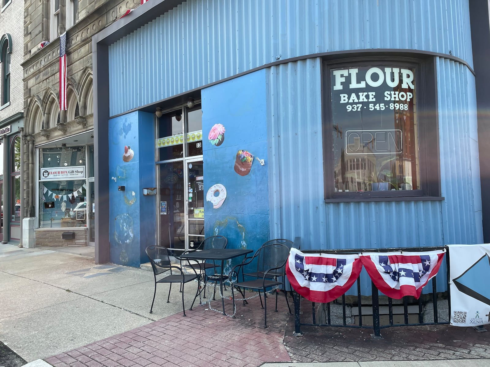 Xenia business owner Becky Hawkes has announced she will soon close FLOUR Bake Shop, but has plans to expand her gift shop, located next door. NATALIE JONES/STAFF