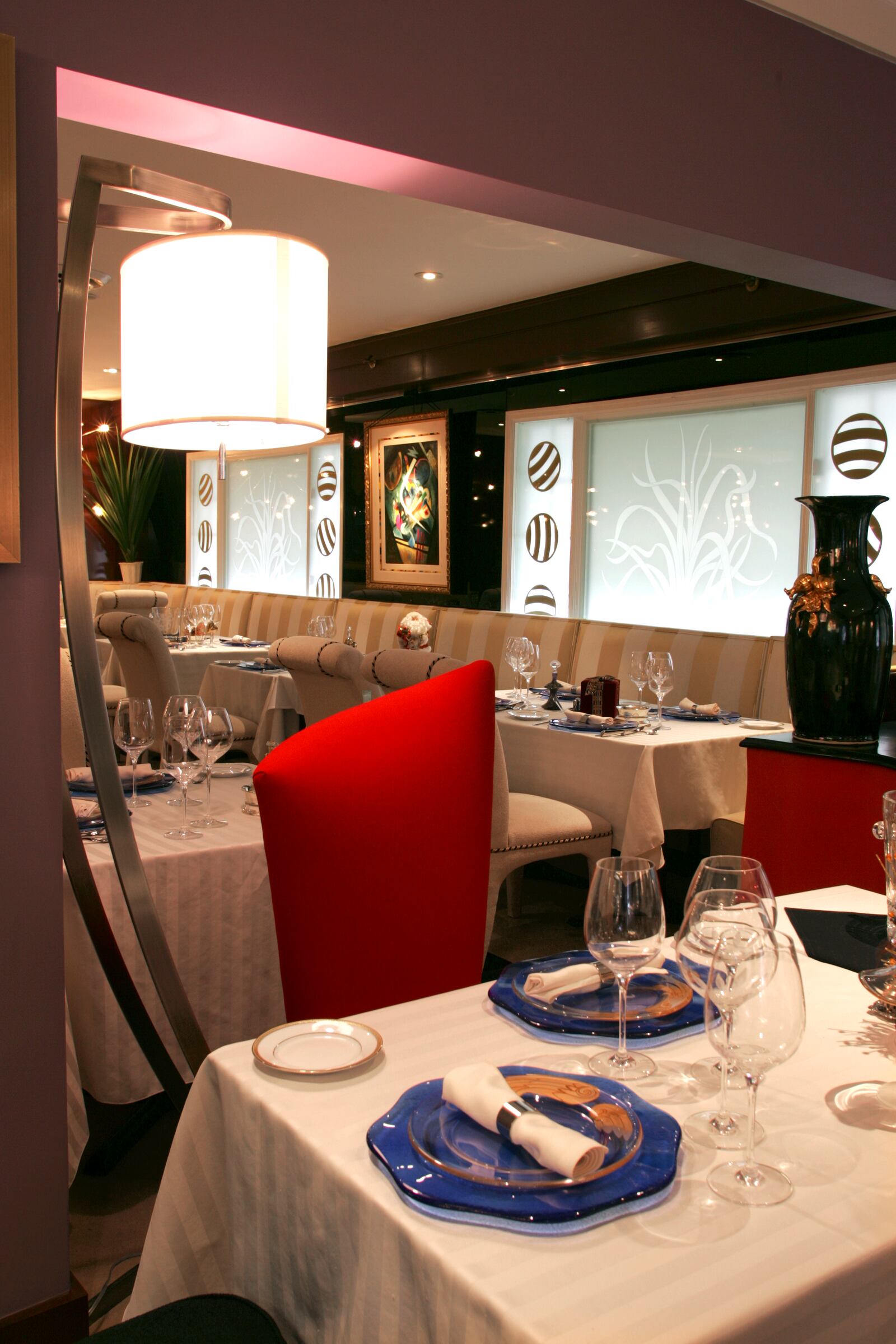 L'Auberg Restaurant's newly designed dining room. Photo by Jim Witmer