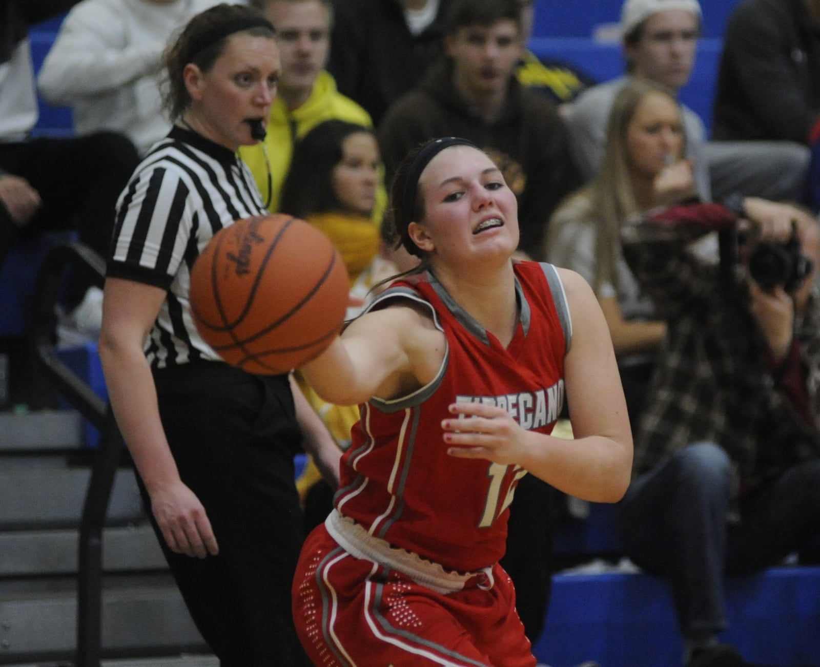 Tipp’s Brooke Aselage. Alter defeated Tippecanoe 50-41 in a girls high school basketball D-II regional semifinal at Springfield High School on Tuesday, March 7, 2017. MARC PENDLETON / STAFF