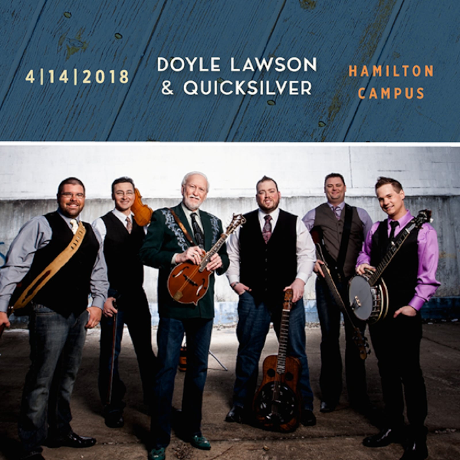 Doyle Lawson & Quicksilver, part of Miami University music series 2017. CONTRIBUTED