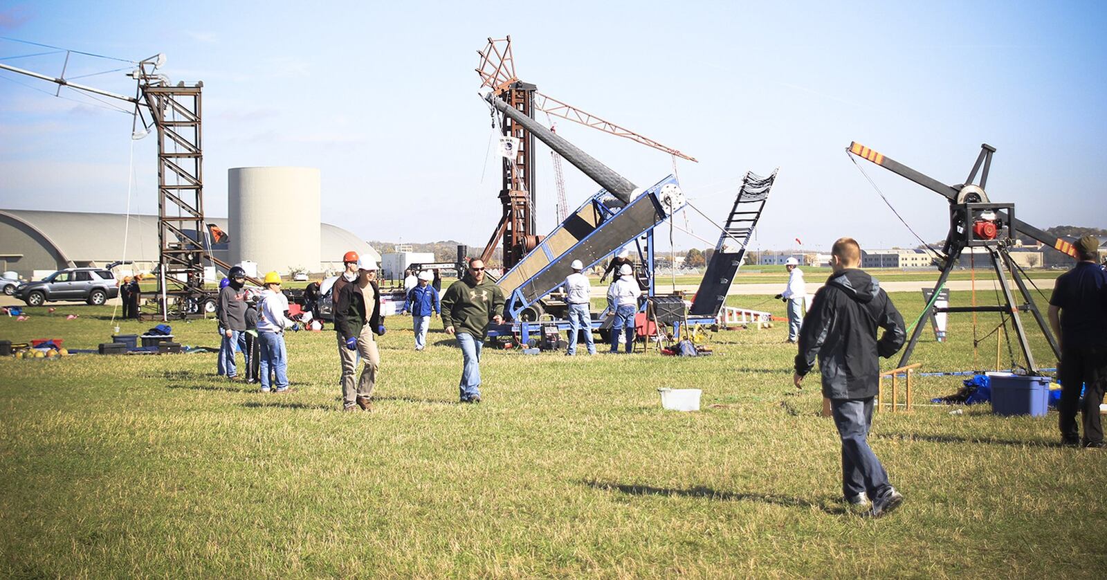 Key Miami Valley Combined Federal Campaign awareness events/dates include AFLCMC EN-EZ s 13th annual Pumpkin Chuck, scheduled for Oct. 27, 11 a.m. to 3:30 p.m. at the National Museum of the U.S. Air Force flight line. Open to the public, the event will include a pumpkin pie baking contest, food truck rally, kids zone and live music. (Air Force file photo)