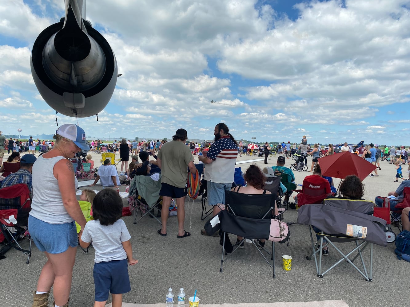 Dayton Air Show Sunday scenes