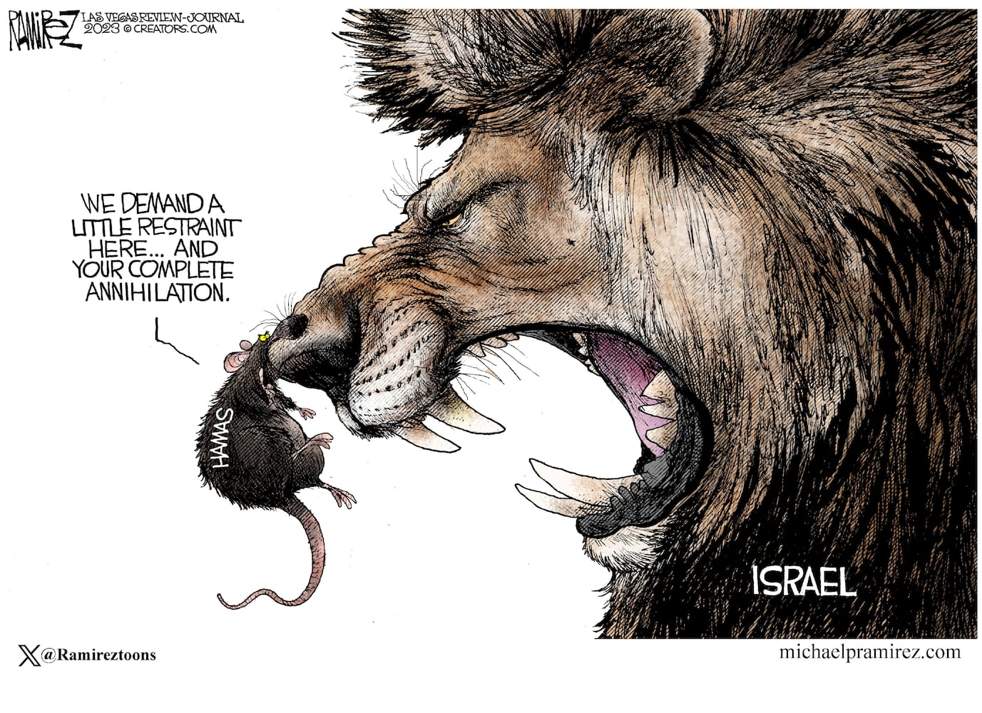 CARTOONS: Michael Ramirez, Nov. 5, 2023