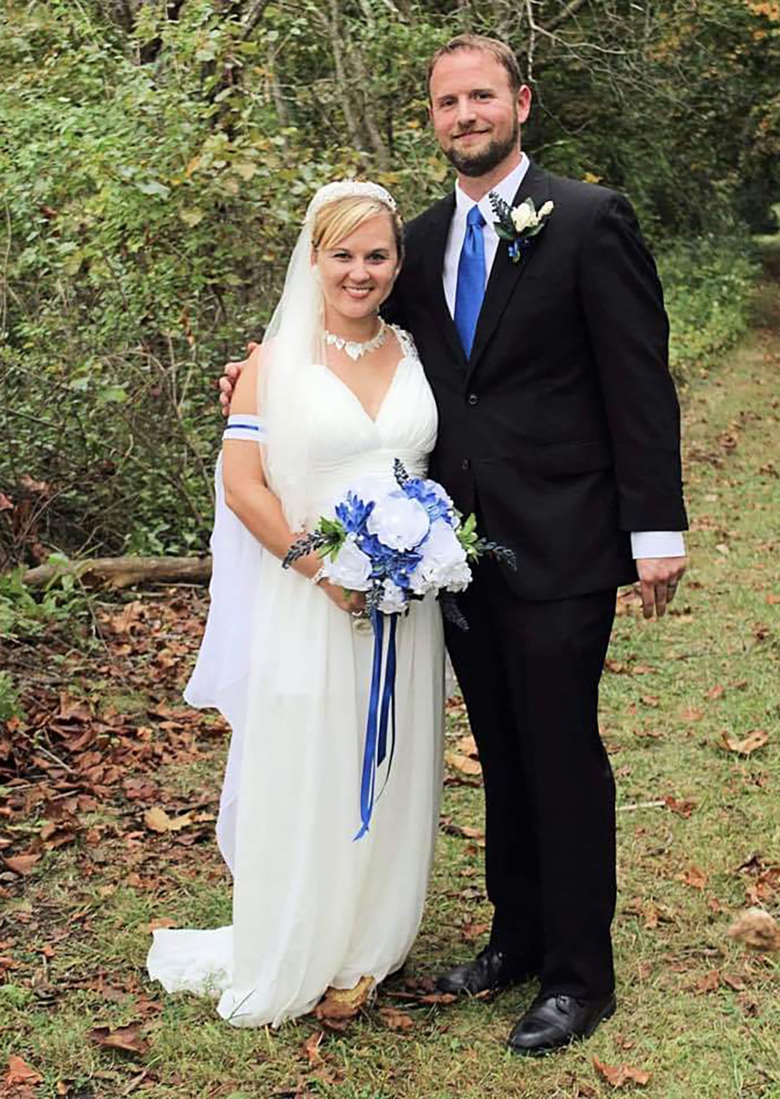 The Bocks (Jen L and Ian R) on their wedding day in September of  2013.