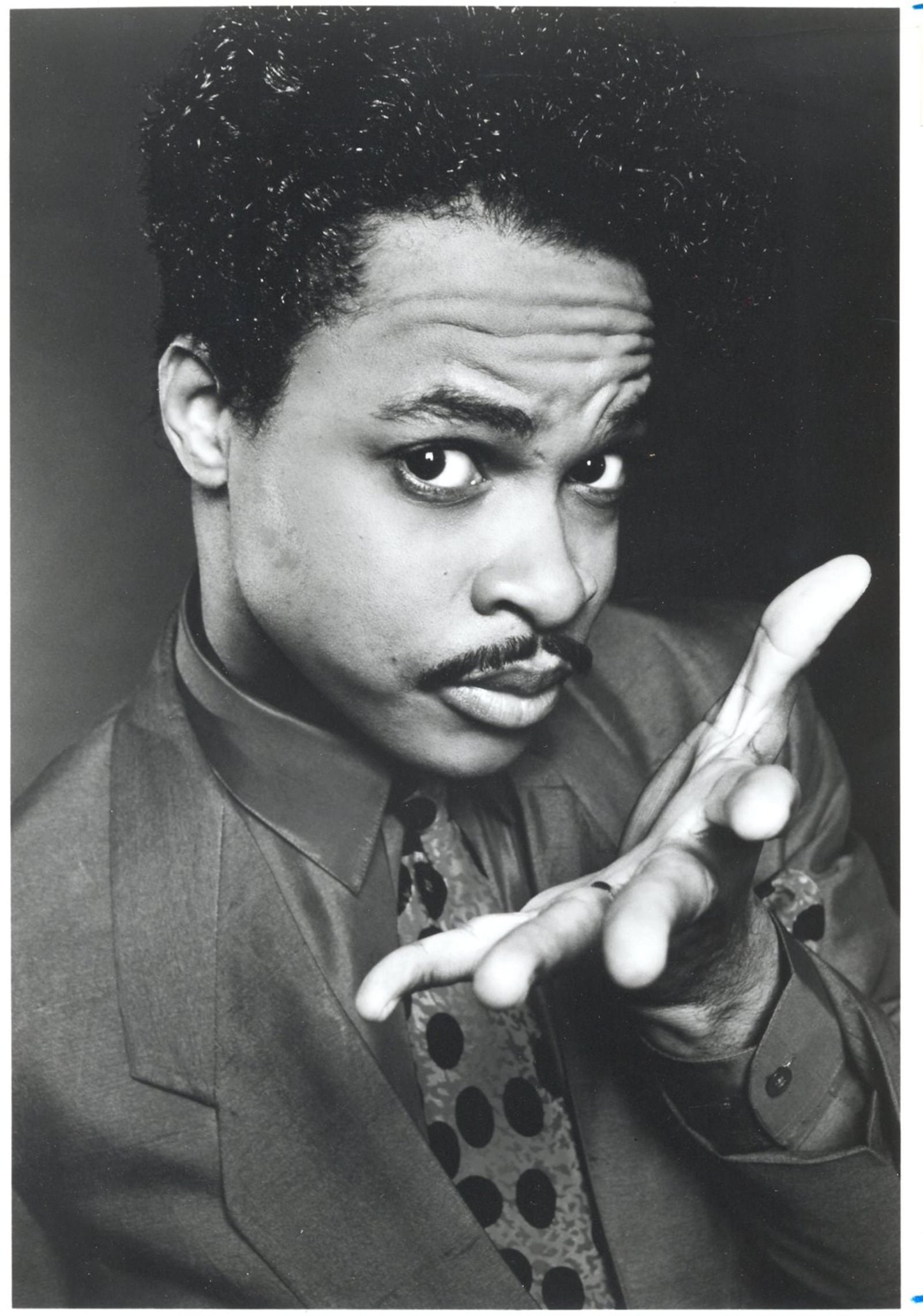 Roger Troutman in an undated publicity photo probably from the early 1980s. Troutman, a musician and leader of the band Zapp, was shot and killed by his brother, Larry Troutman, on April 25, 1999. DAYTON DAILY NEWS ARCHIVE PHOTO