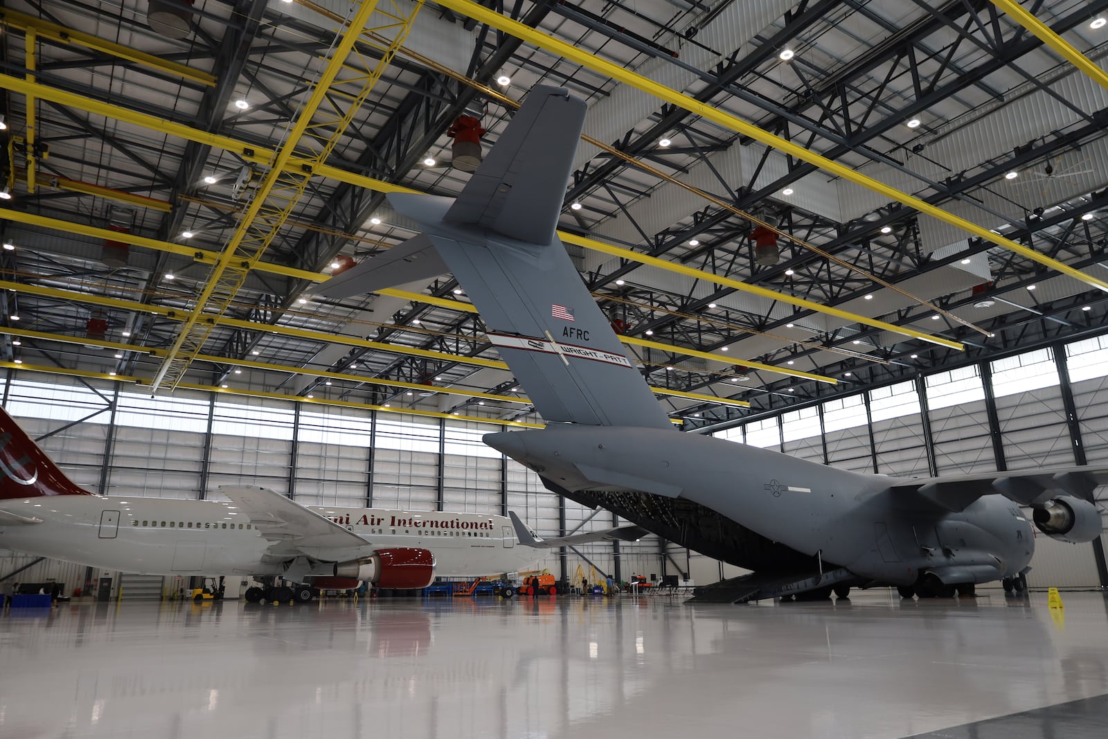 Sierra Nevada Corp.'s  Aviation Innovation and Technology Center is located at the Dayton International Airport.