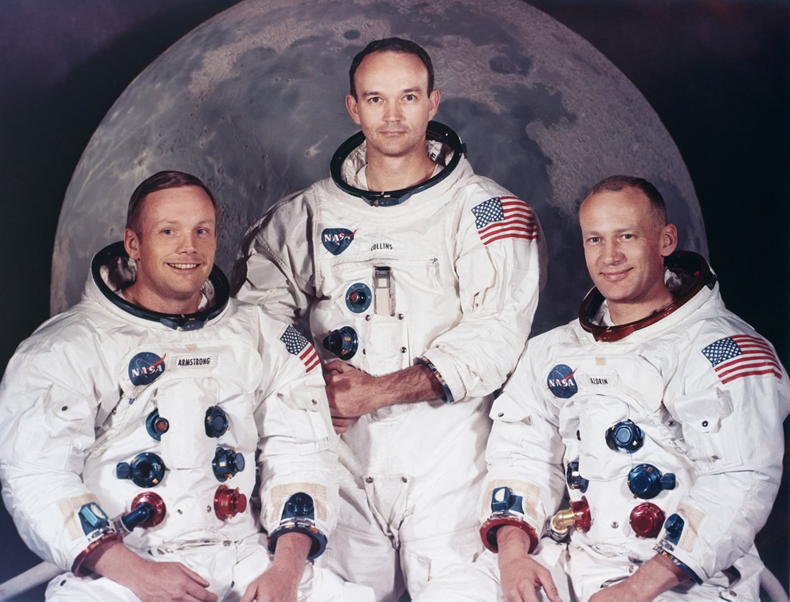 Apollo 11 crew -- Neil Armstrong, Edwin E. Aldrin Jr. (Buzz Aldrin) and Michael Collins.