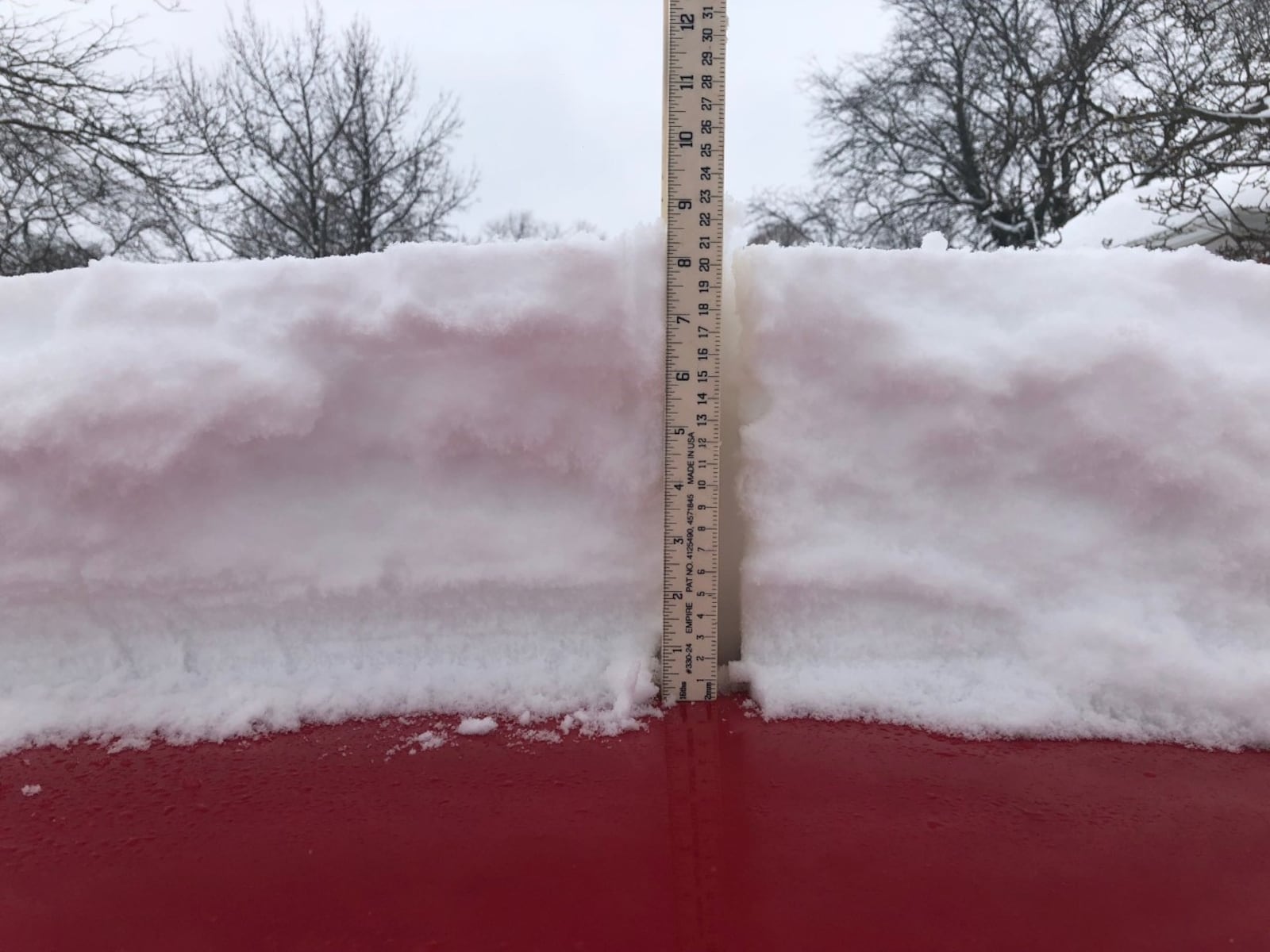 Kettering snow measurement