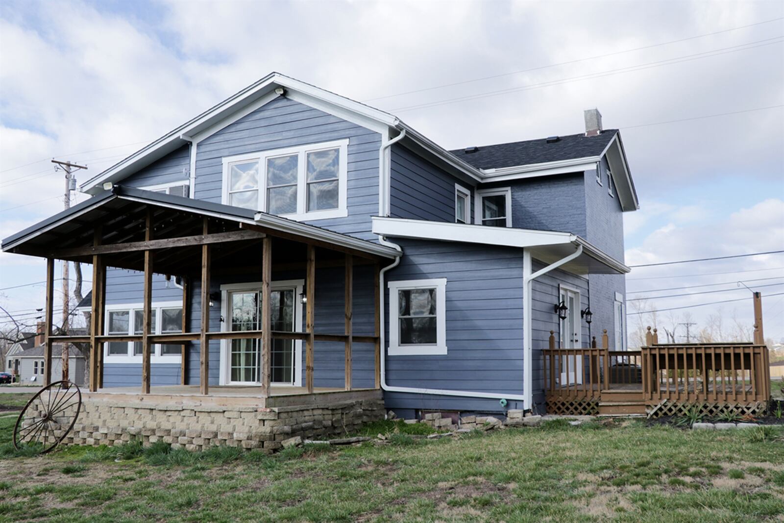 Patio doors off the kitchen and a second set off a bonus room or possible first-floor bedroom open to two separate wooden decks. CONTRIBUTED PHOTO BY KATHY TYLER