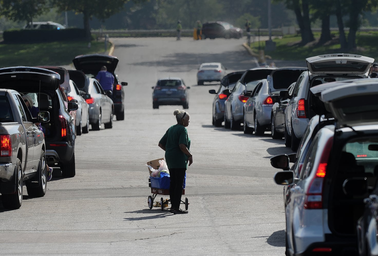 drive-thru food distribution