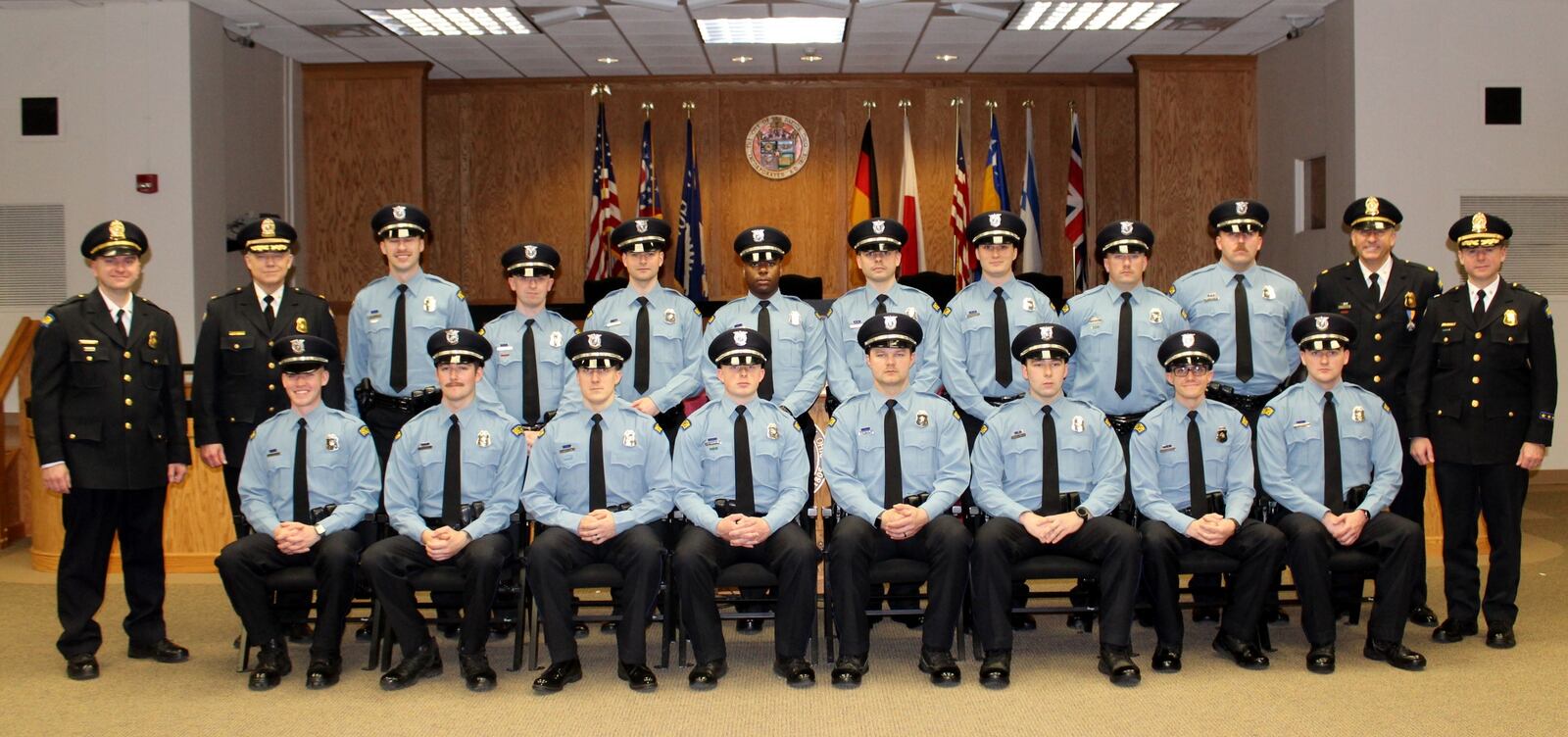 The 109th Dayton Police Recruit Class. The 110th recruit class is going through the academy now. CONTRIBUTED