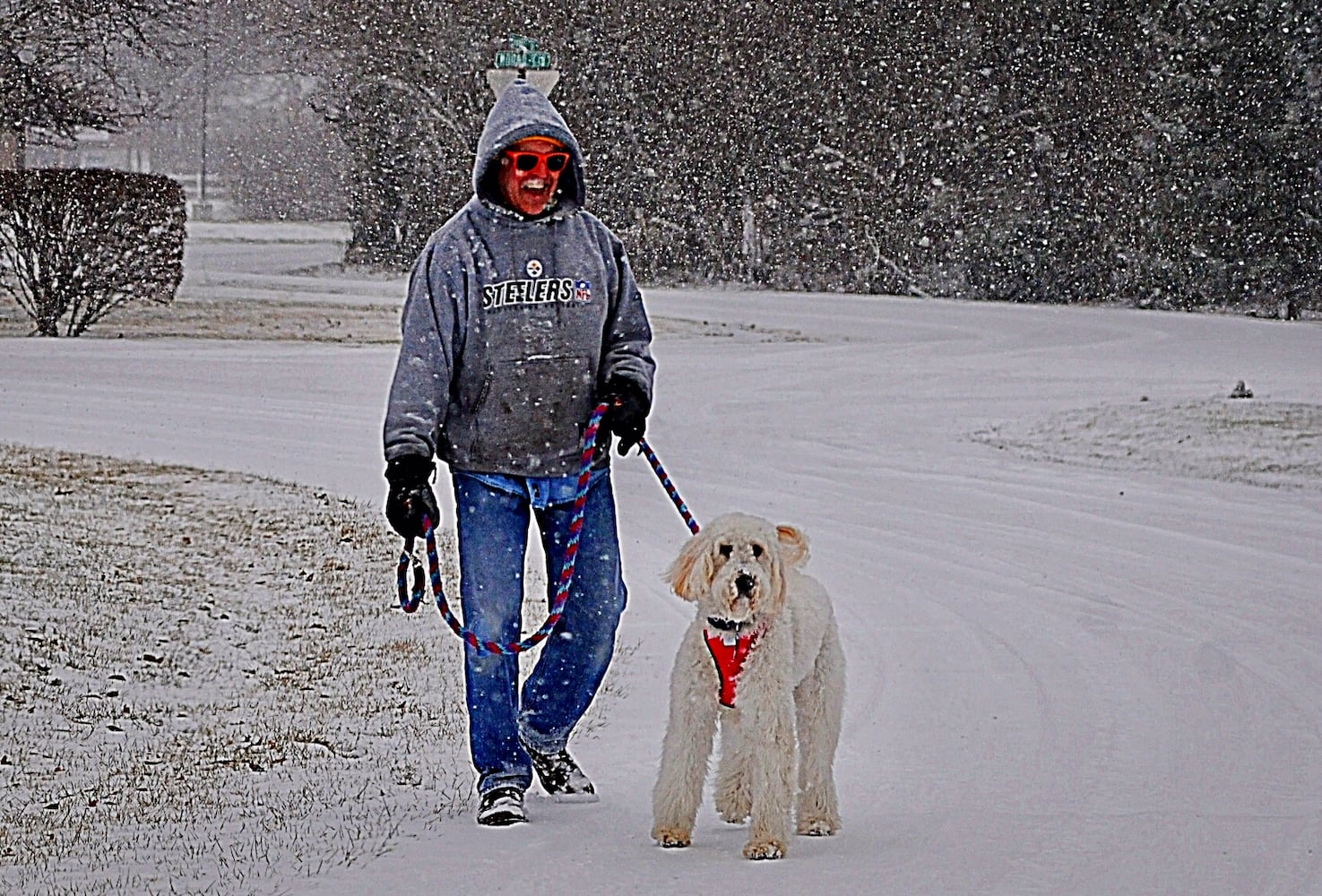 PHOTOS: Snowstorm covers region Saturday